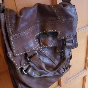 Lucky Brand Brown Leather Crossbody Bag